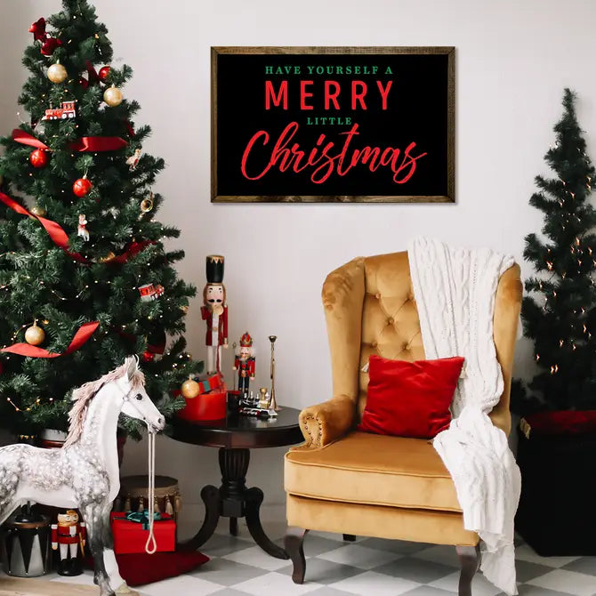 TIMBERLAND FRAME HAVE YOURSELF A MERRY LITTLE CHRISTMAS