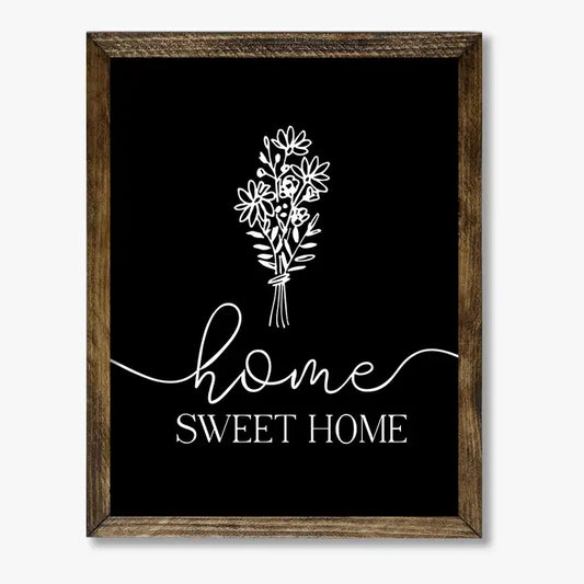 TIMBERLAND FRAME HOME SWEET HOME BLACK