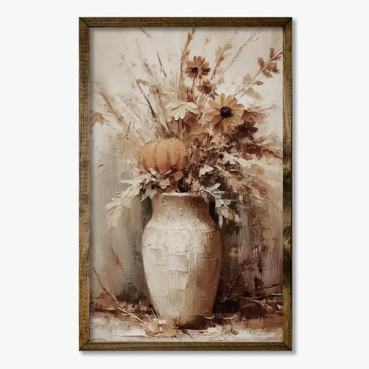 TIMBERLAND FRAME FALL FLOWERS IN A VASE