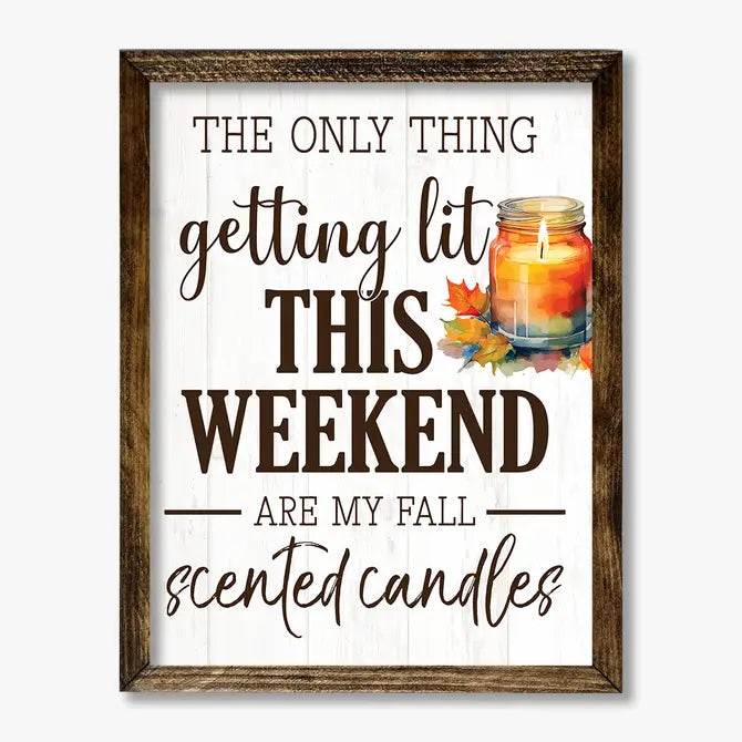 TIMBERLAND FRAME GETTING LIT THIS WEEKEND FALL CANDLE