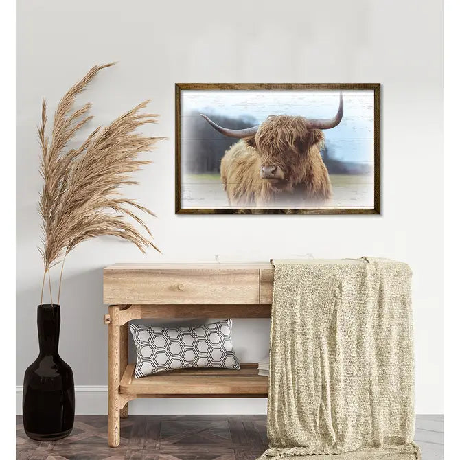 TIMBERLAND FRAME HIGHLAND COW