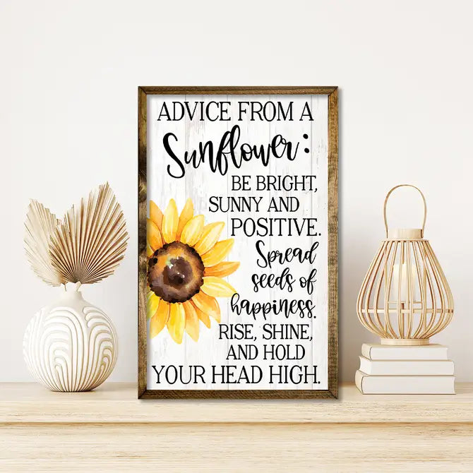 TIMBERLAND FRAME ADVICE FROM A SUNFLOWER