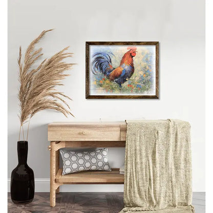 TIMBERLAND FRAME PAINTED ROOSTER