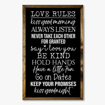 TIMBERLAND FRAME LOVE RULES