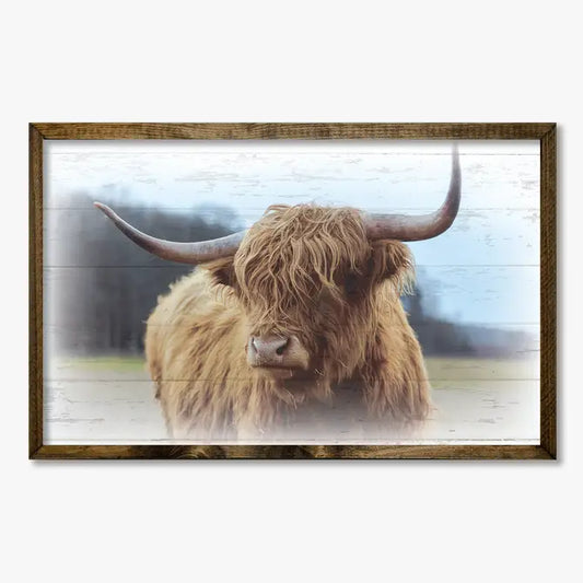 TIMBERLAND FRAME HIGHLAND COW