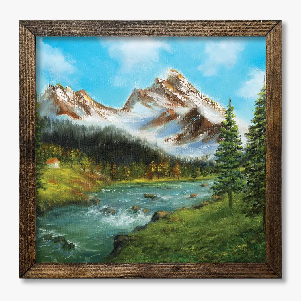 TIMBERLAND FRAME RIVER AND MOUNTAIN