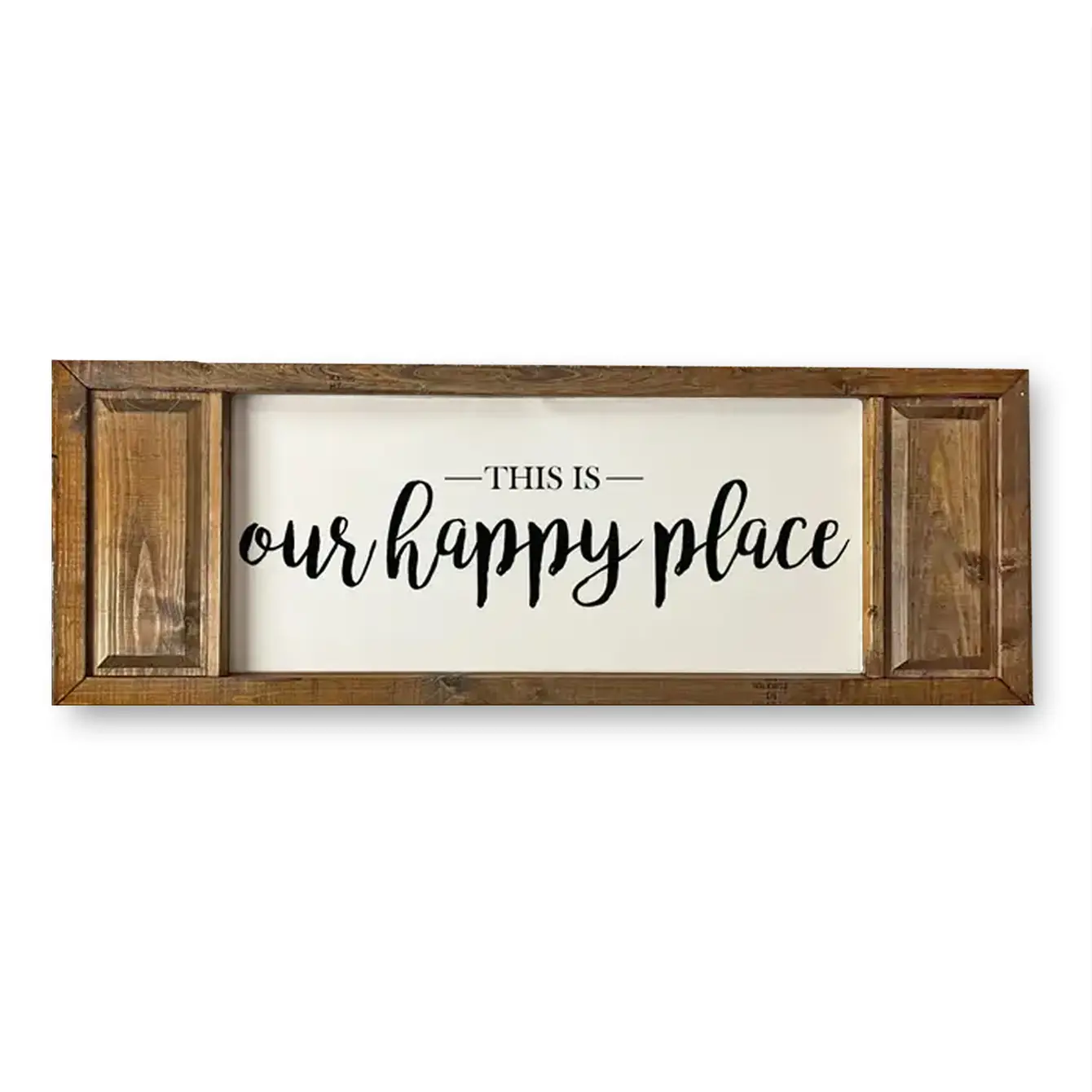 FRAMED CANVAS THIS IS OUR HAPPY PLACE