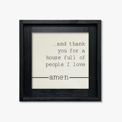 FRAMED CANVAS AMEN