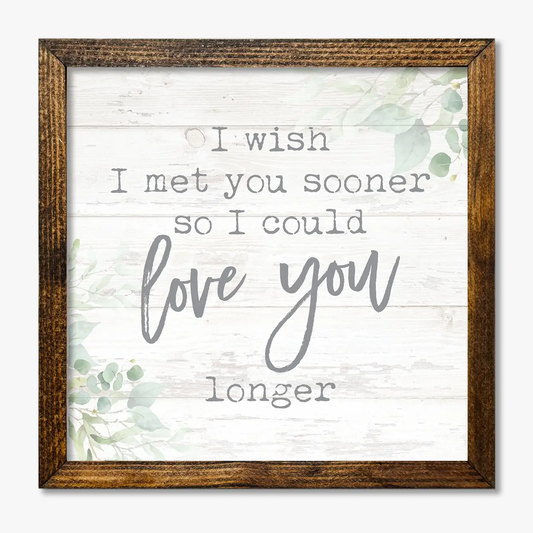 TIMBERLAND FRAME I WISH I MET YOU SOONER WHITE