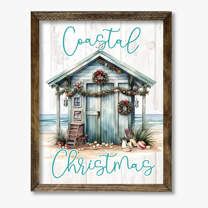 TIMBERLAND FRAME COASTAL CHRISTMAS