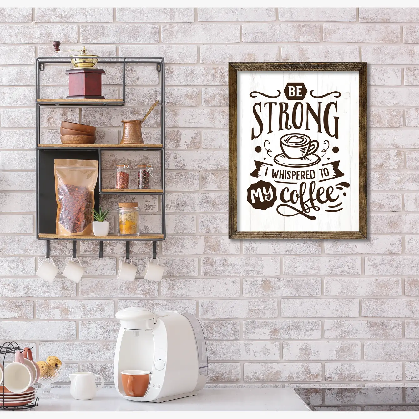 TIMBERLAND FRAME BE STONG COFFEE