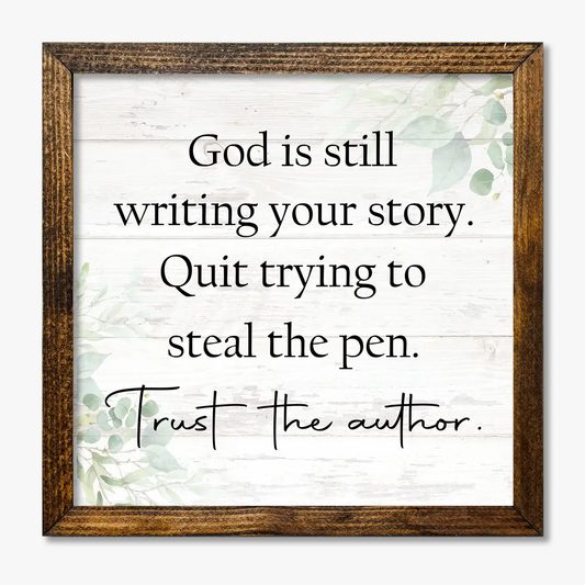 TIMBERLAND FRAME GOD IS STILL WRITING YOUR STORY (WHITE)