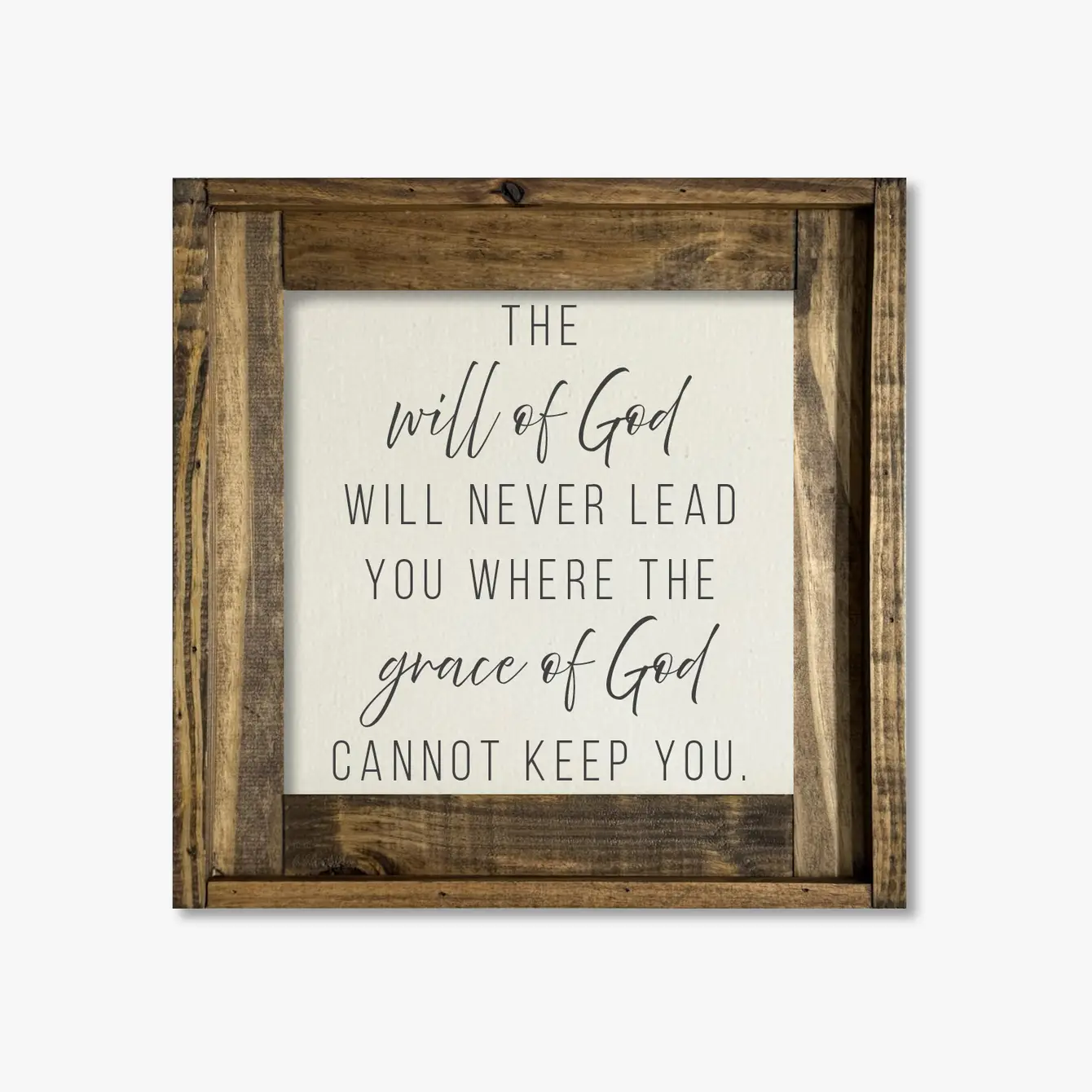FRAMED CANVAS THE WILL OF GOD