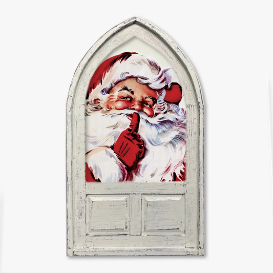 Small Arched Shh Santa