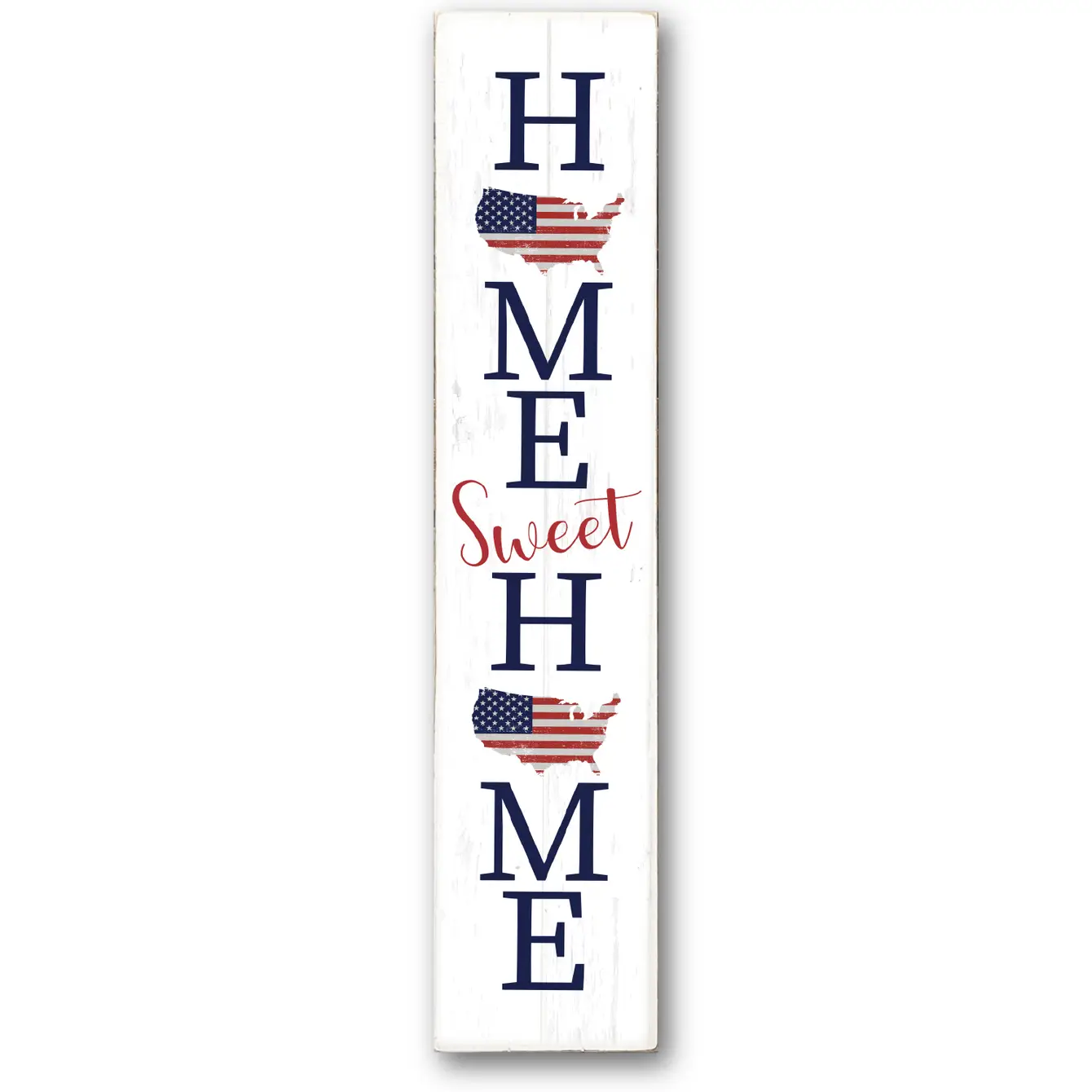 PORCH LEANER HOME SWEET HOME US FLAG