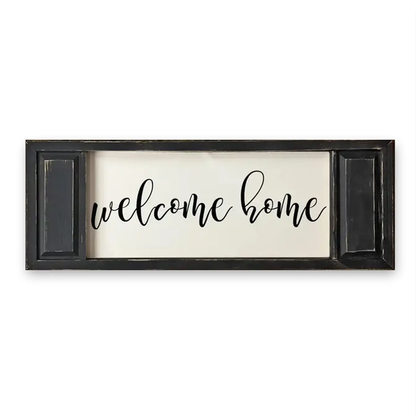 FRAMED CANVAS WELCOME HOME