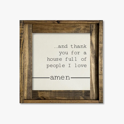 FRAMED CANVAS AMEN