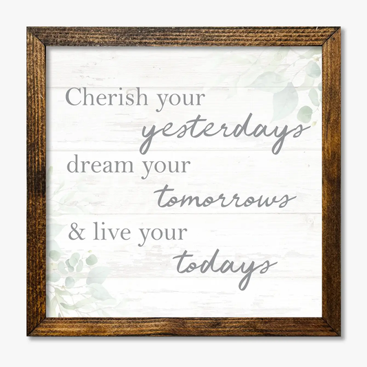 TIMBERLAND FRAME CHERISH YOUR YESTERDAY