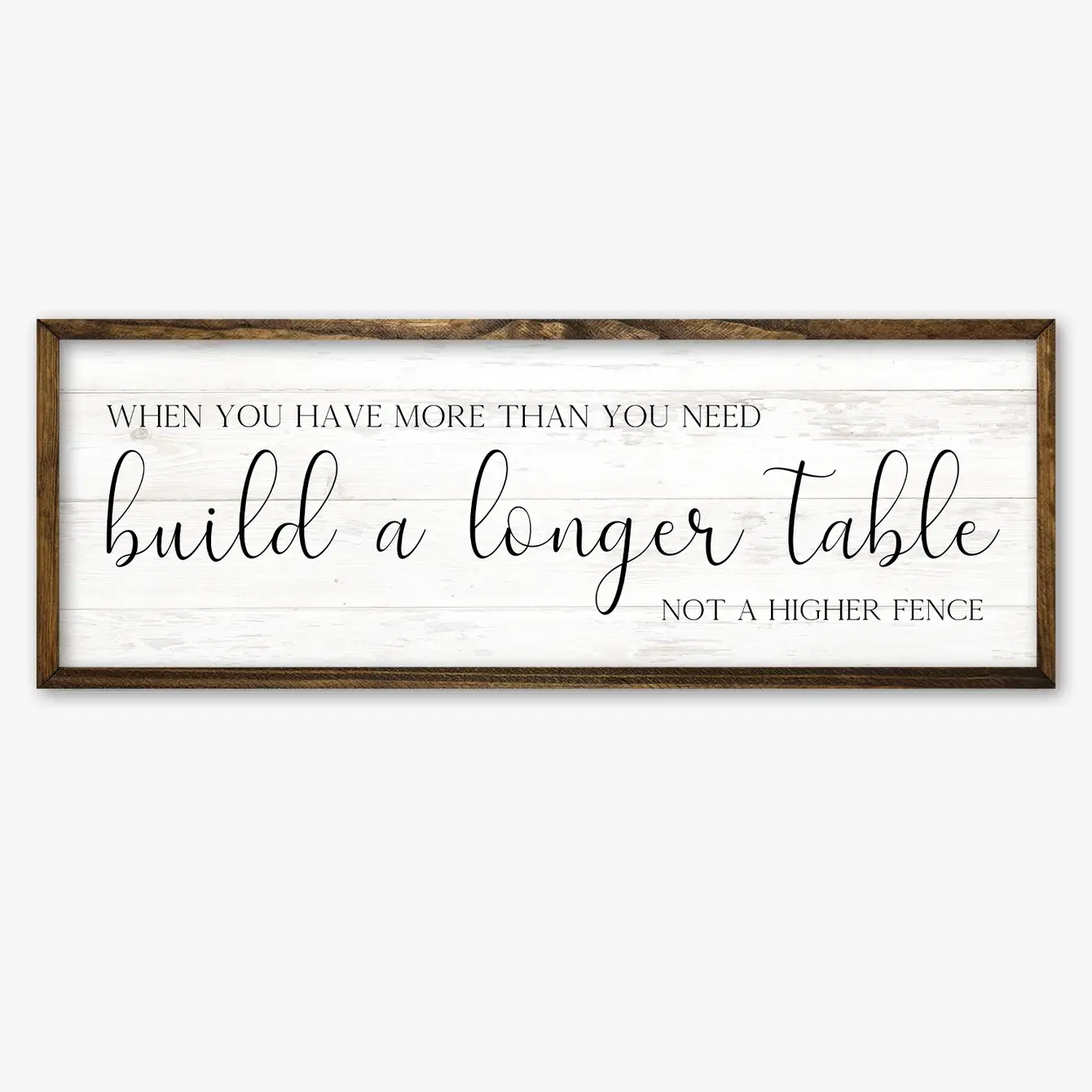 TIMBERLAND FRAME BUILD A LONGER TABLE