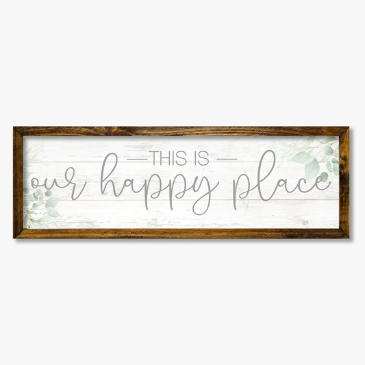 TIMBERLAND FRAME OUR HAPPY PLACE WHITE