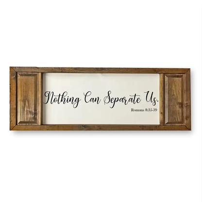 FRAMED CANVAS NOTHING CAN SEPARATE US