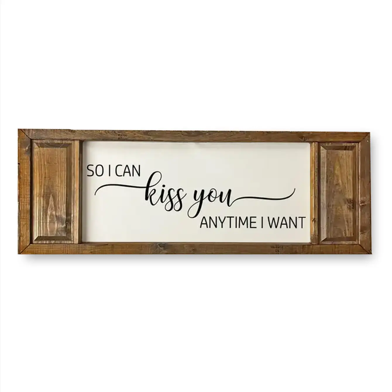 FRAMED CANVAS KISS YOU ANYTIME