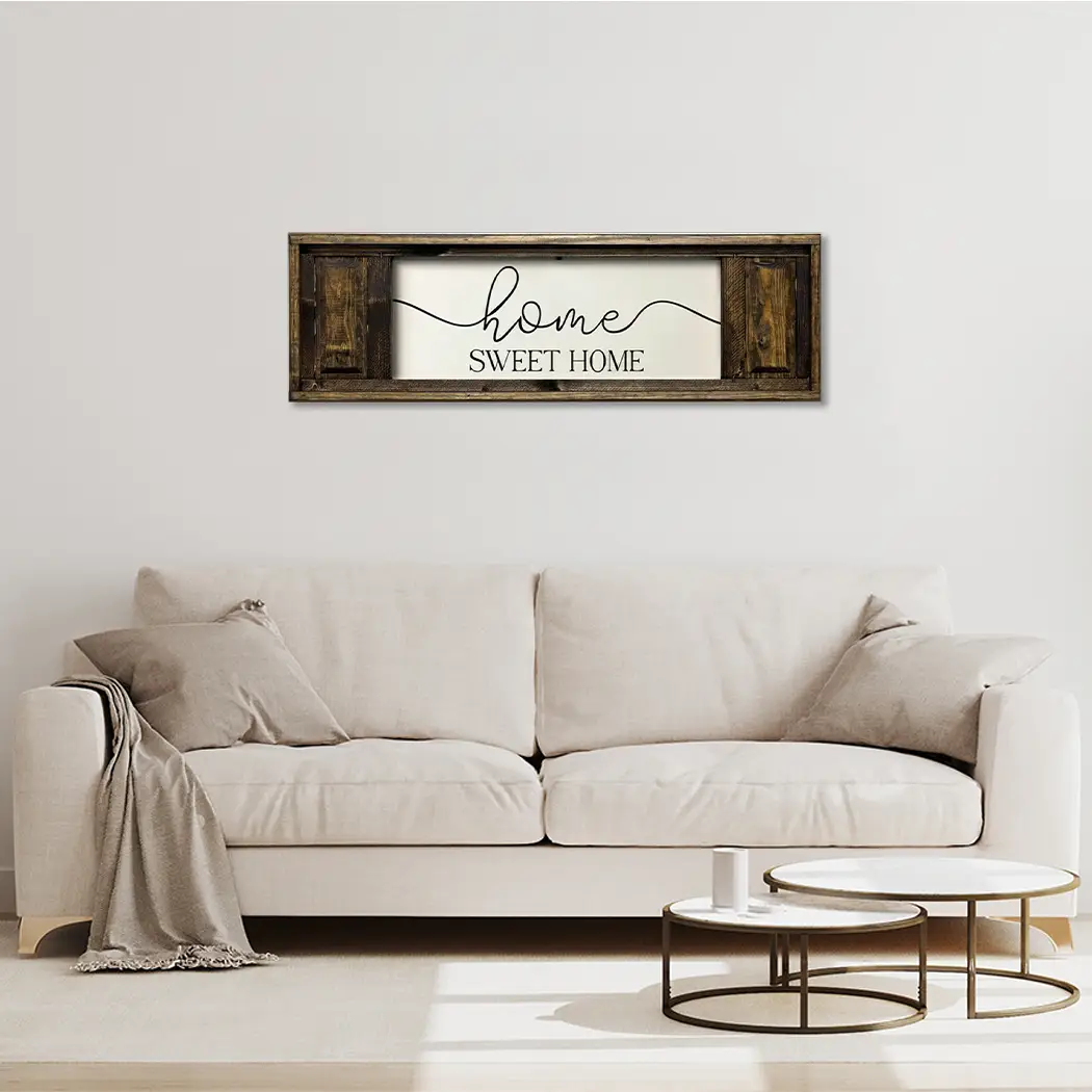 Small Double Panel Canvas Home Sweet Home