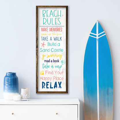 TIMBERLAND FRAME BEACH RULES