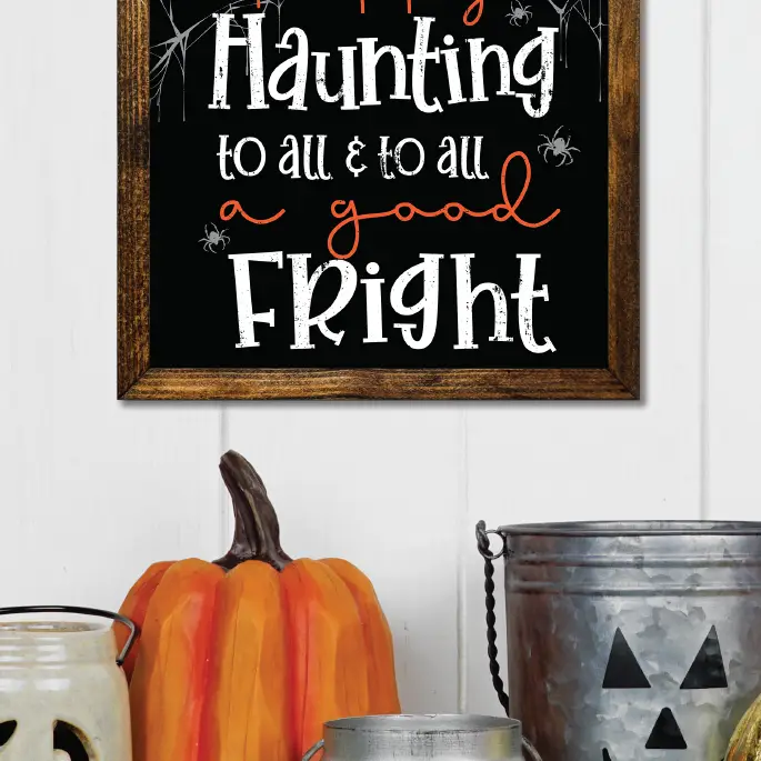 TIMBERLAND FRAME HAPPY HAUNTING TO ALL
