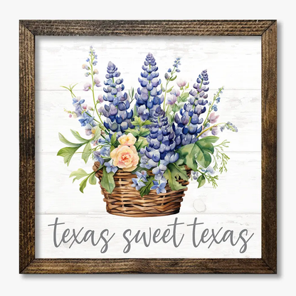 TIMBERLAND FRAME BLUEBONNET TEXAS SWEET TEXAS