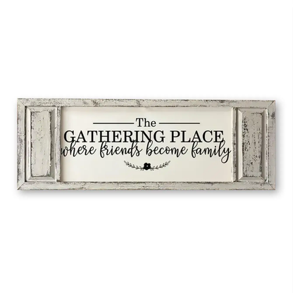 FRAMED CANVAS THE GATHERING PLACE