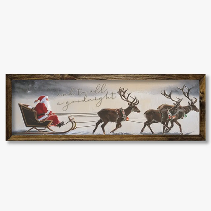 TIMBERLAND FRAME TO ALL A GOODNIGHT SANTA SLEIGH