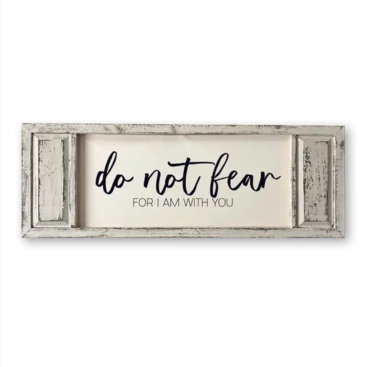 FRAMED CANVAS DO NOT FEAR