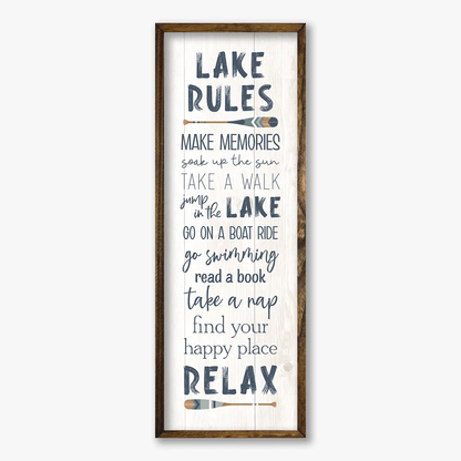 TIMBERLAND FRAME LAKE RULES