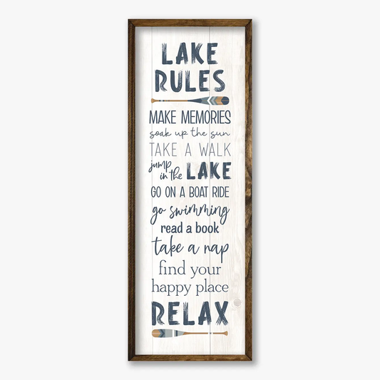 TIMBERLAND FRAME LAKE RULES