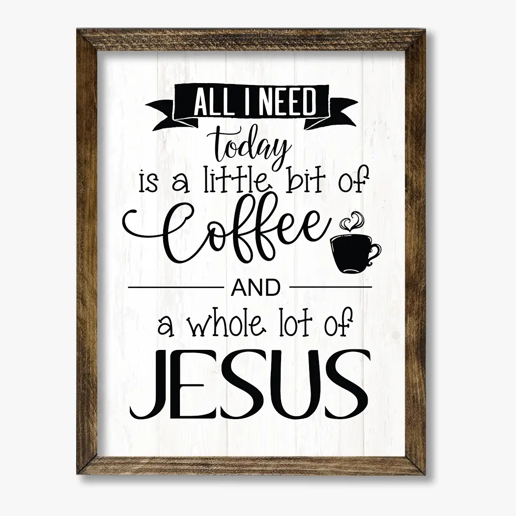 TIMBERLAND FRAME COFFEE AND JESUS WHITE