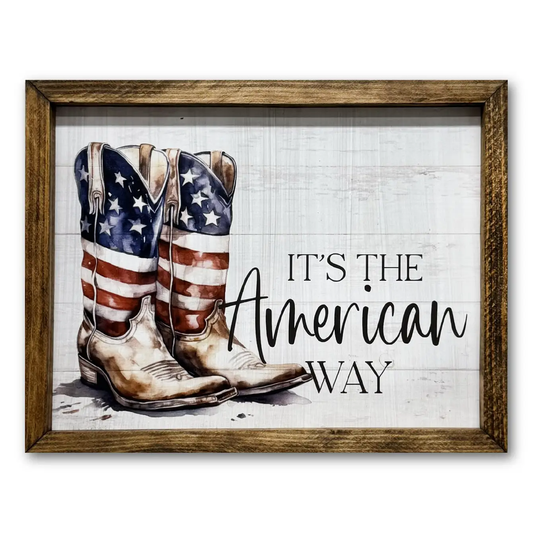 TIMBERLAND FRAME AMERICAN WAY US FLAG BOOTS