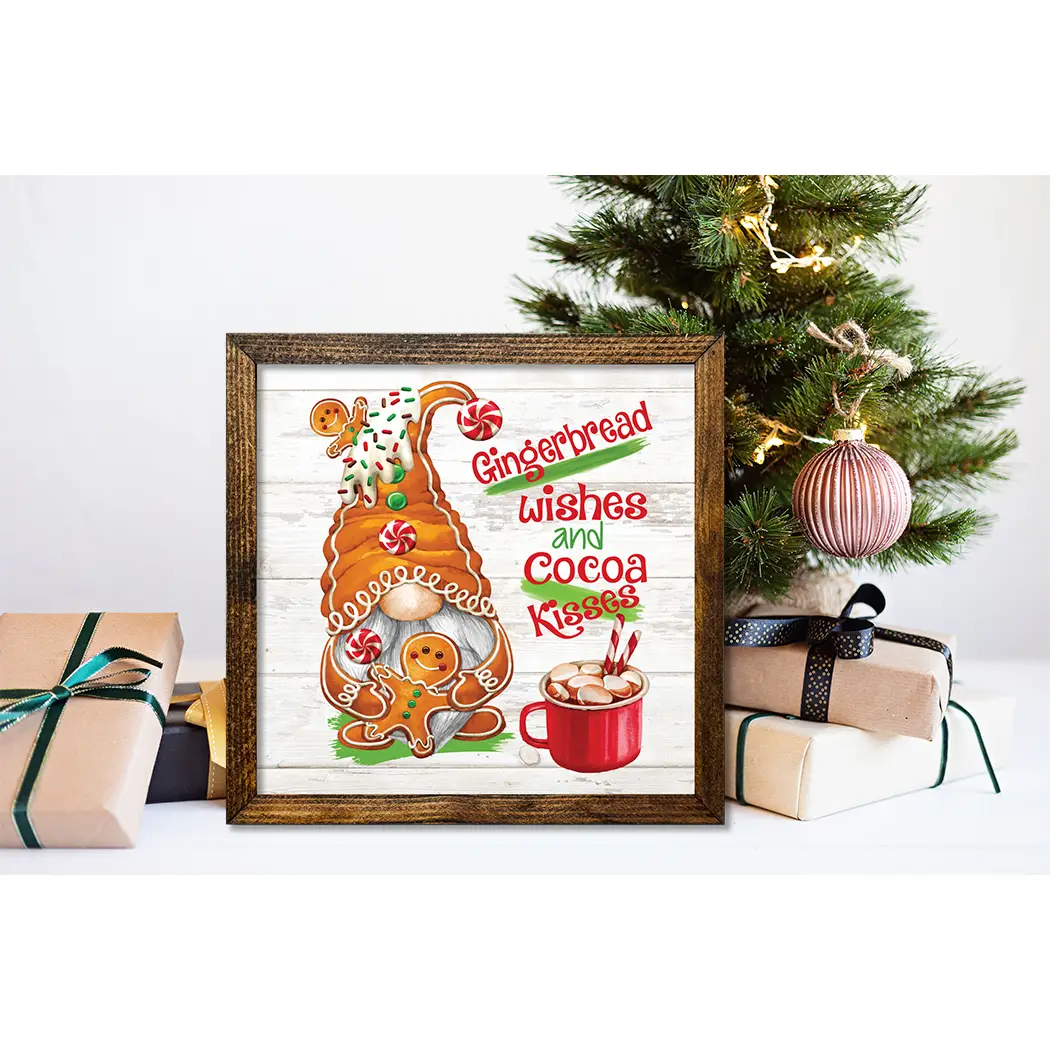 TIMBERLAND FRAME GINGERBREAD WISHES AND COCOA KISSES