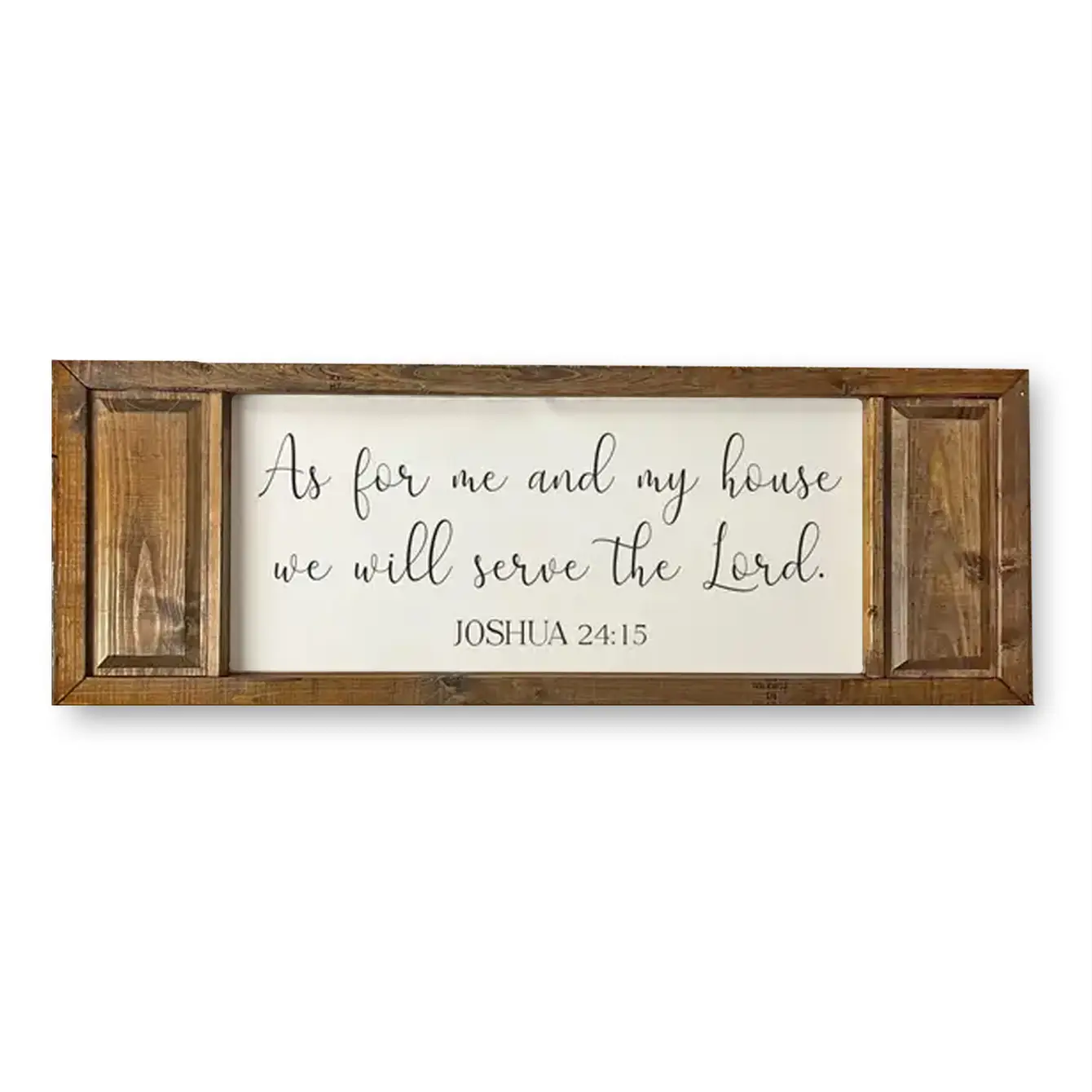 FRAMED CANVAS WE SERVE THE LORD