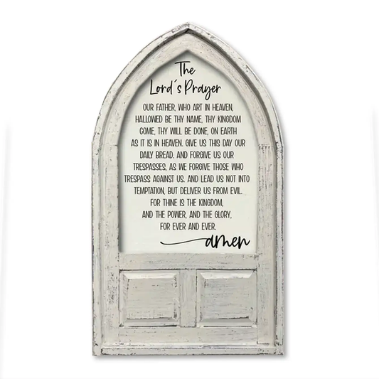 Small Arched Framed The Lord's Prayer