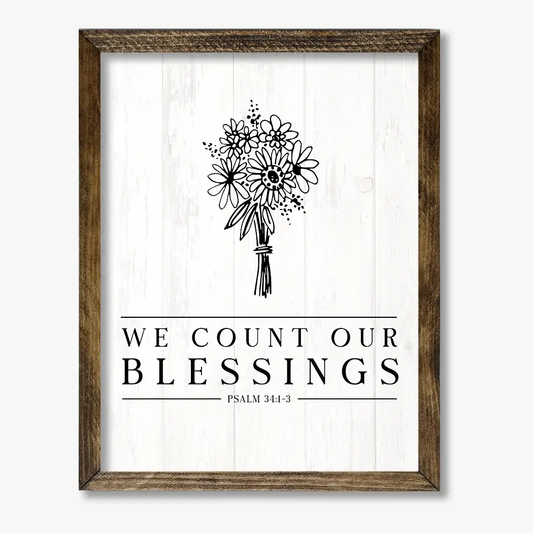 TIMBERLAND FRAME COUNT OUR BLESSINGS WHITE