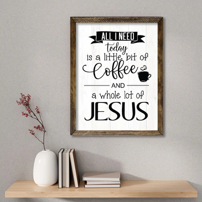 TIMBERLAND FRAME COFFEE AND JESUS WHITE